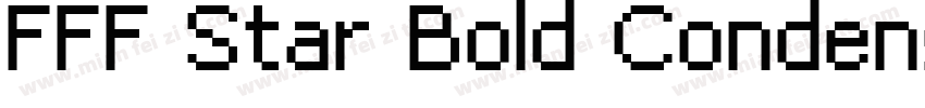 FFF Star Bold Condensed字体转换